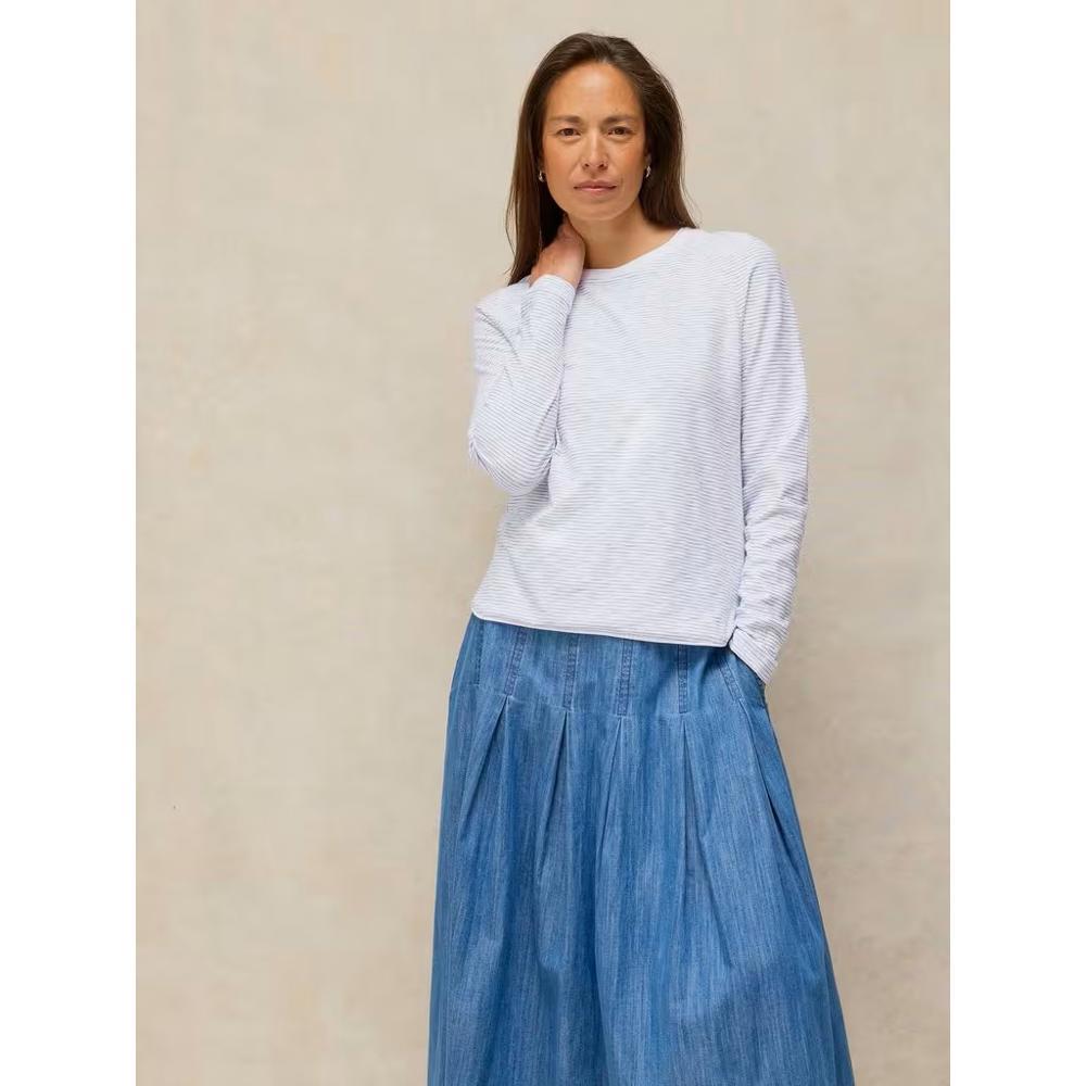 White Stuff Clara LS Texture Tee